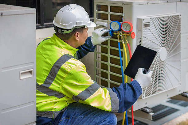 Professional Hvac Installation technician working in Peapack, NJ